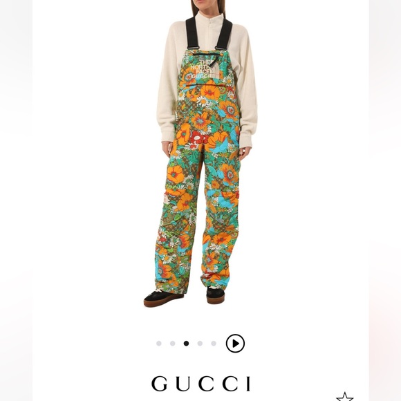 Gucci x The North Face floral ski overalls - Picture 1 of 12
